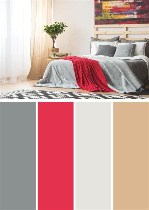 10 Creative Gray Color Combinations and Photos | Bedroom color schemes ...