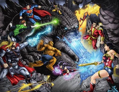 Godzilla Vs The Avengers Comic