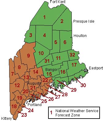 Zones | Maine Emergency Management Agency