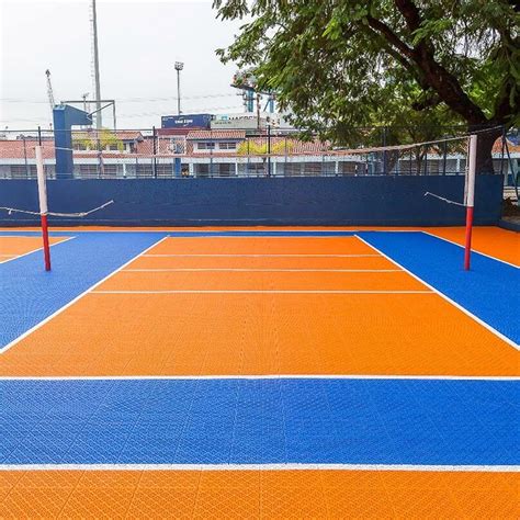 Volleyball Court Modular Floor Tiles System | Net World Sports USA