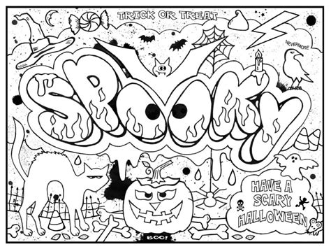 Free Graffiti Coloring Pages