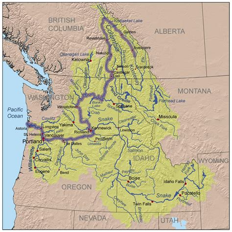 The Okanogan Highlands: Columbia River - Franklin D. Roosevelt Lake in ...