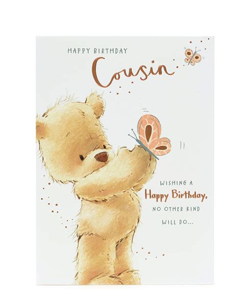 Buy Cousin Birthday Card - Birthday Card Cousin Female - Birthday Card ...