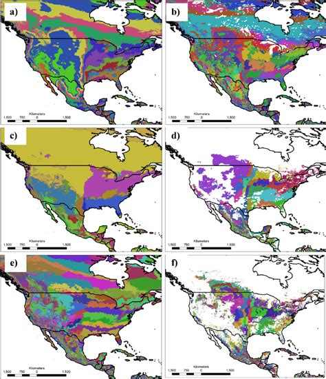 Zonation of North America for (a) Global Agro-Ecological Zone for ...