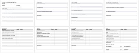 Free Project Evaluation Templates | Smartsheet