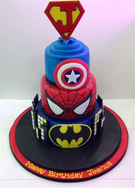 Superhero Birthday cakes - Cakes by Robin