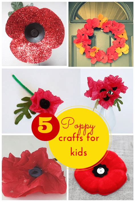 5 fabulous poppy crafts for Remembrance Day Remembrance Day Activities ...