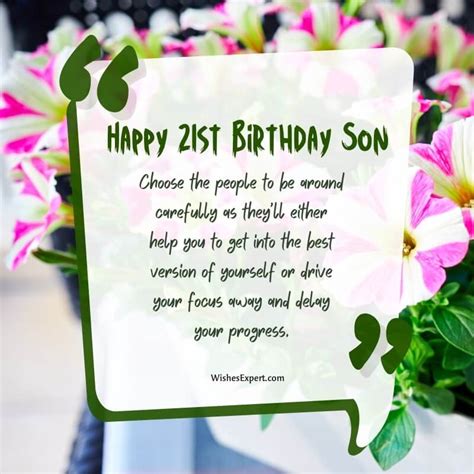 Happy 21st Birthday Son : 35+ Wishes And Messages