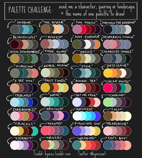 Color Palettes For Artists - Image to u