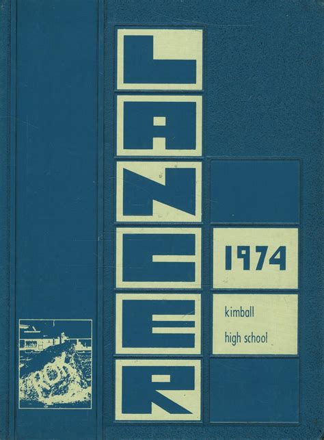 1974 yearbook from Kimball High School from Royal oak, Michigan for sale