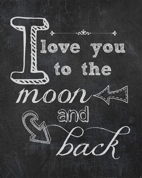 I Love You to the Moon & Back {Free Printable} | Endlessly Inspired