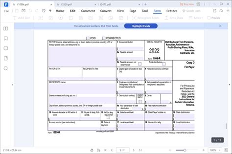 Formulaire IRS 1099-R : comment le remplir correctement et facilement