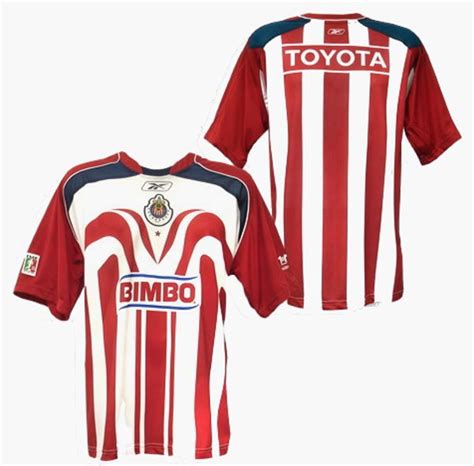 Chivas Jerseys: 2006-2007 home soccer jersey picture.