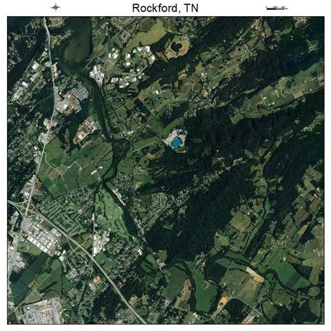 Aerial Photography Map of Rockford, TN Tennessee