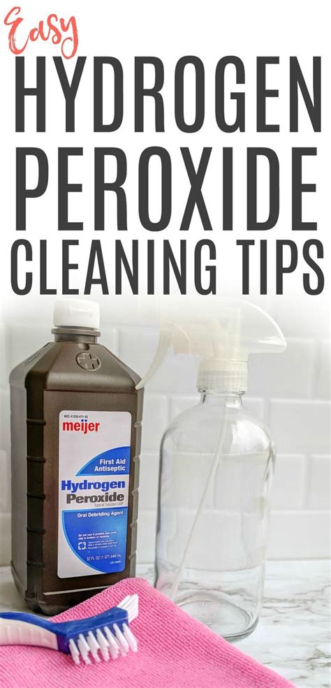 Hydrogen Peroxide Tricks That Will Change The Way You Clean | Cleaning ...