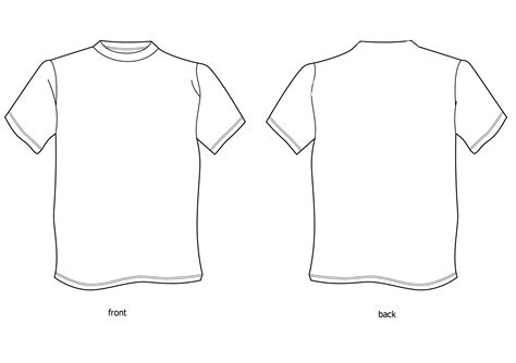 Printable T Shirt Template