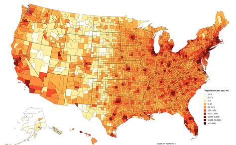 Map Of Usa Population Density – Topographic Map of Usa with States