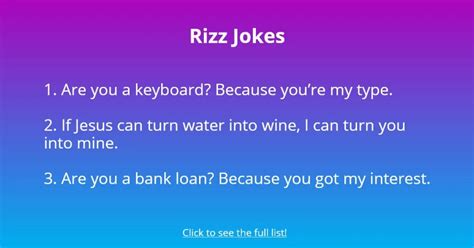 100+ Rizz Jokes and Puns - Followchain