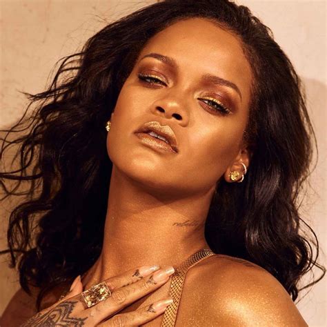 RIHANNA for Fenty Beauty Body Lava 2019 Campaign – HawtCelebs