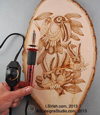 Wood Burning Pyrography Tools PDF Woodworking