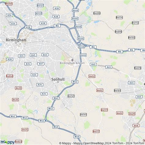 Map Solihull: map of Solihull (B91 2) and practical information