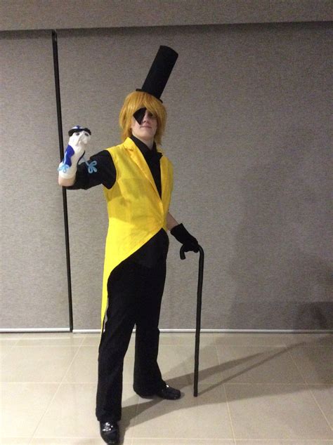 Bill Cipher cosplay | Bill cipher cosplay, Cosplay, Bill cipher