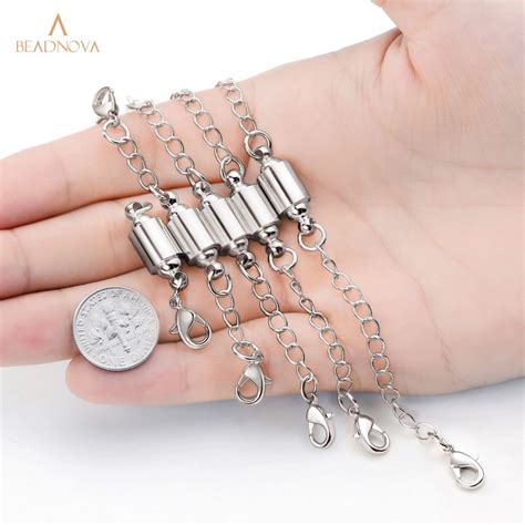 BEADNOVA Necklace Extender Assorted Jewelry Extention Set with Magnetic ...