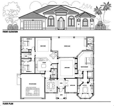 Simple Floor Plan And Elevation - floorplans.click