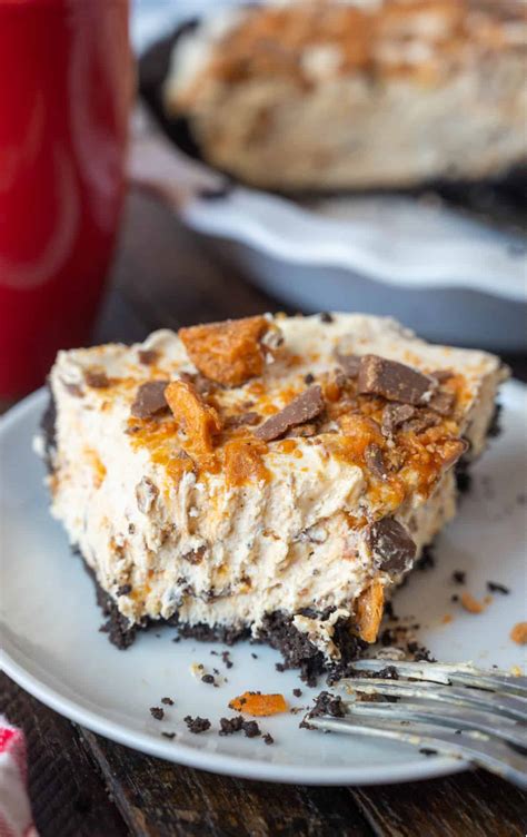 No-Bake Butterfinger Pie Recipe | Butter Your Biscuit