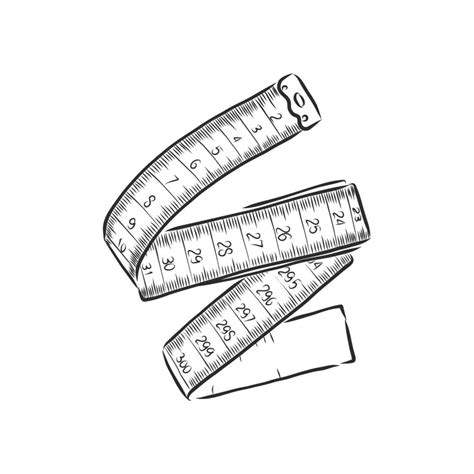 measuring tape vector sketch 11093169 Vector Art at Vecteezy