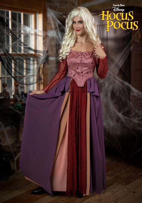 Costumes Women Hocus Pocus Adult Sarah Sanderson Cosplay Costume Suit ...