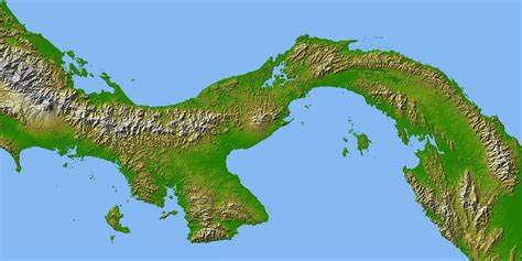 Step to Life: Very Cool Topographical Map of Panama