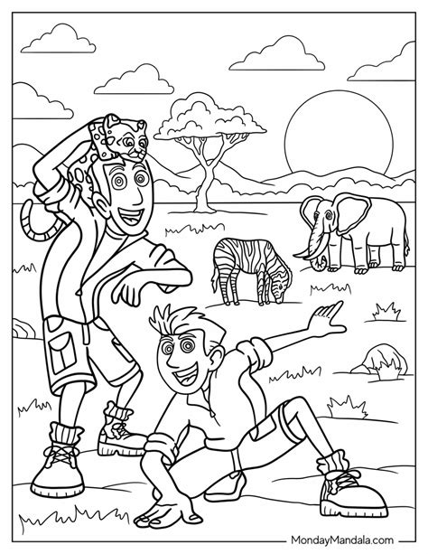 20 Wild Kratts Coloring Pages (Free PDF Printables)