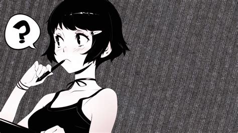 Black And White Girl Anime Wallpapers - Wallpaper Cave