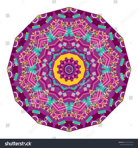 Islamic Pattern Vector Abstract Geometric Mandala Stock Vector (Royalty ...