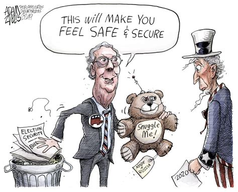 Political Cartoons: Election security bill scuttled by “Moscow Mitch ...