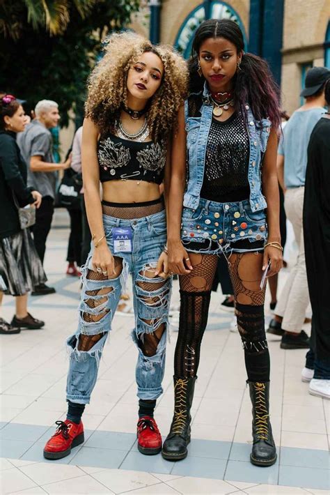 Street Style Afropunk London 2016 | Punk style outfits, Cool street ...