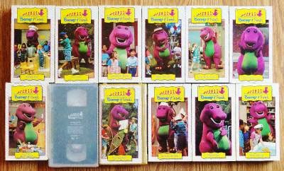 BARNEY the Purple DINOSAUR ~ Lot of 12 TIME LIFE Videos VHS