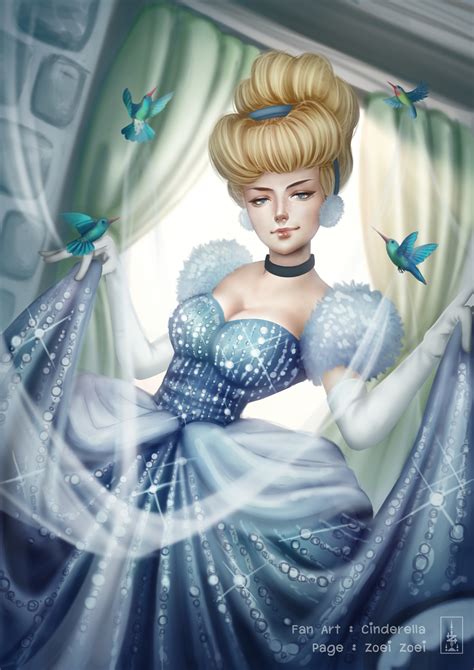 ArtStation - Fan Art Cinderella By Zoei Zoei