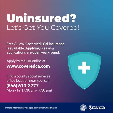 LA Public Health on Twitter: "Are you uninsured? Let's get you covered ...