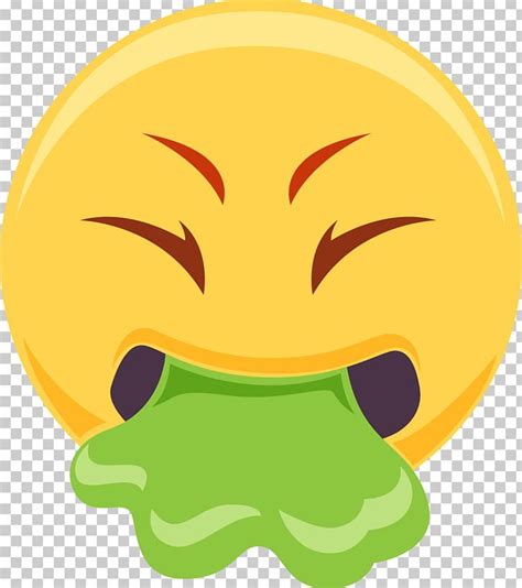 Emoji Nausea Vomiting Smiley PNG, Clipart, Big, Big Yellow, Cartoon ...