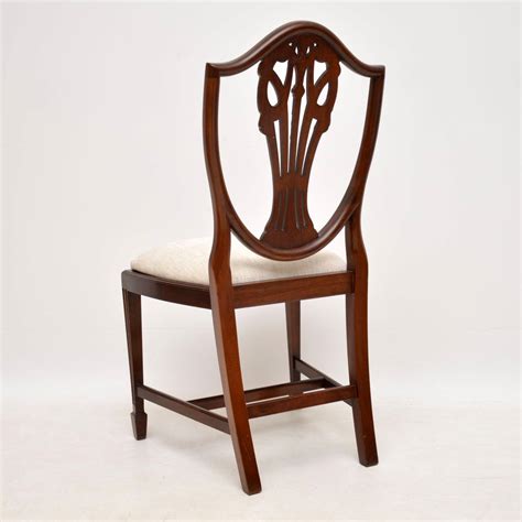 Set of 8 Antique Georgian Style Mahogany Dining Chairs - Marylebone ...