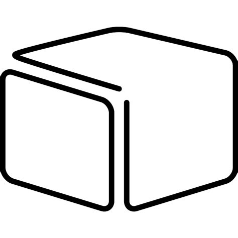 Box Ultrathin Outline Vector SVG Icon - SVG Repo