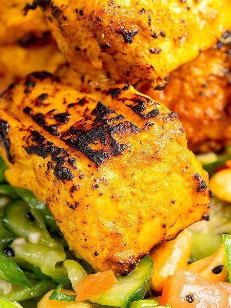 Salmon Tikka, Indian Spiced Fish Bites | Recipe | Spicy recipes, Curry ...