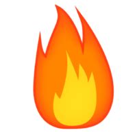 Iphone Fire Emoji PNG File | PNG Mart