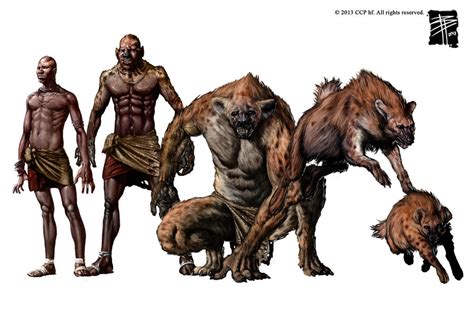 Human-to hyena by BPuig on DeviantArt