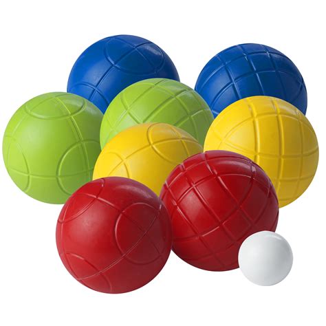 Franklin Sports Bocce Set - 6 All Weather Bocce Balls and 1 Pallino ...