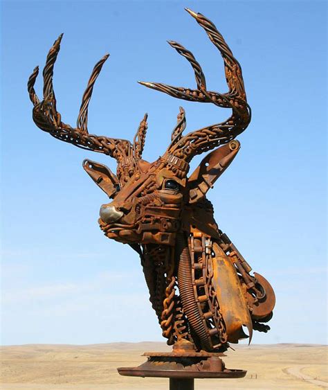 Scrap Metal and Farm Equipment Turned Into Stunning Sculptures! | artFido