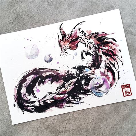 Fanart Print Monster Hunter Mizutsune Fan Art Print - Etsy