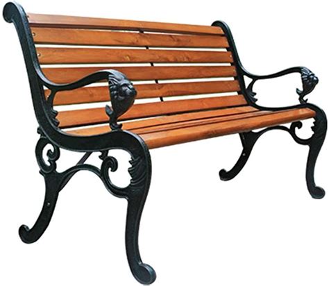 Amazon.com : Outdoor Benches Terrace Garden Benches, Heavy-Duty Park ...